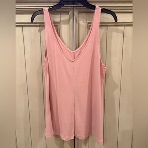 Pink Sleeveless Women's Tank